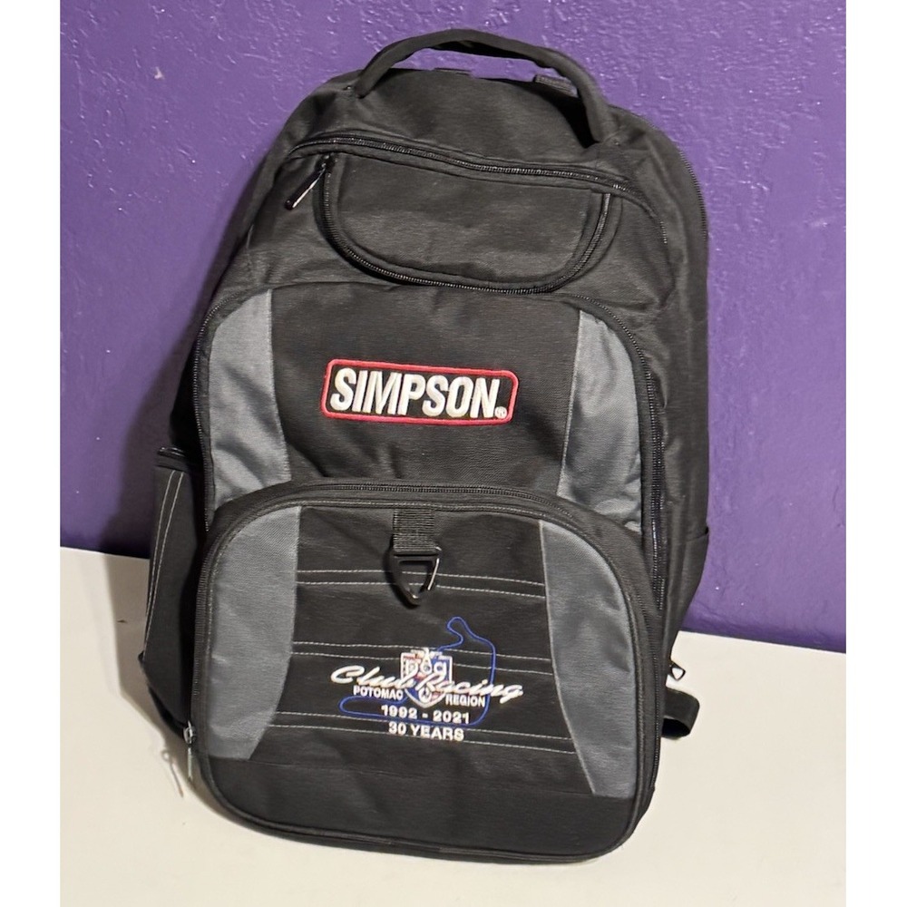 Porsche Motorsport Simpson Racing Pit Pack Bag PCA Potomac 30 Year Anniversary